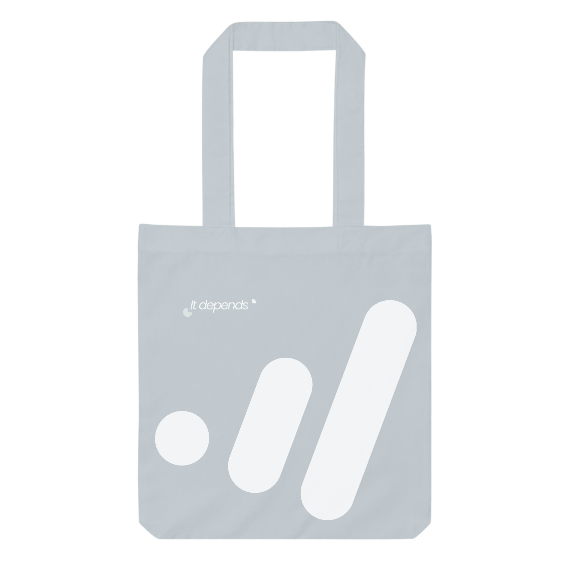 "It Depends" Consultant Minimalist Canvas Tote Bag - Image 5