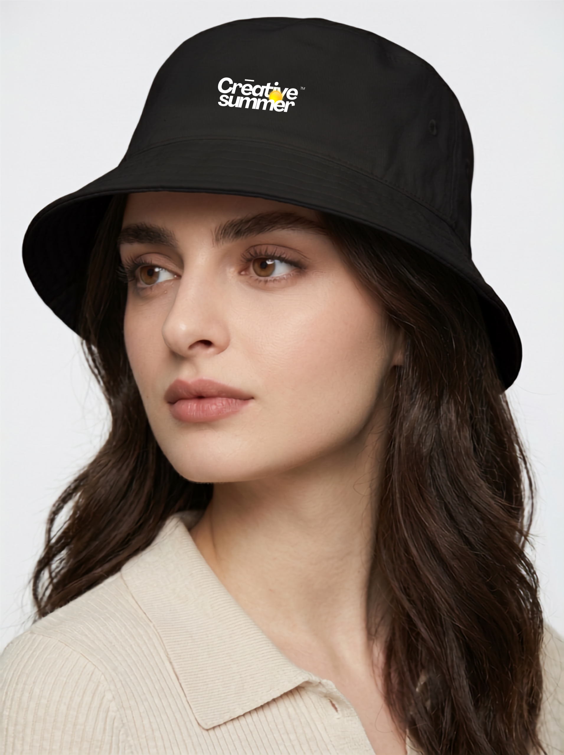 "Creative Summer" Marketer Bucket Hat | Premium Summer Wear - Black
