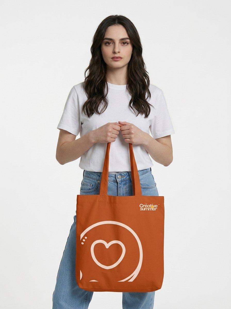 "Creative Summer" Marketer Minimalist Canvas Tote Bag